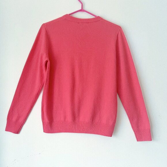 NEW! InCashmere 100% Cashmere Pink Pull over Sweater, Size S - Picture 11 of 16